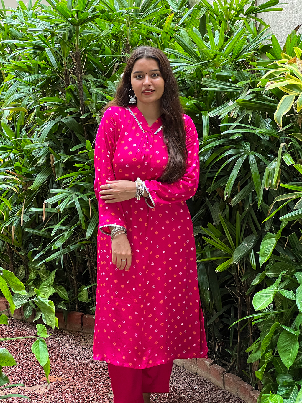 Rani Pink bandhej