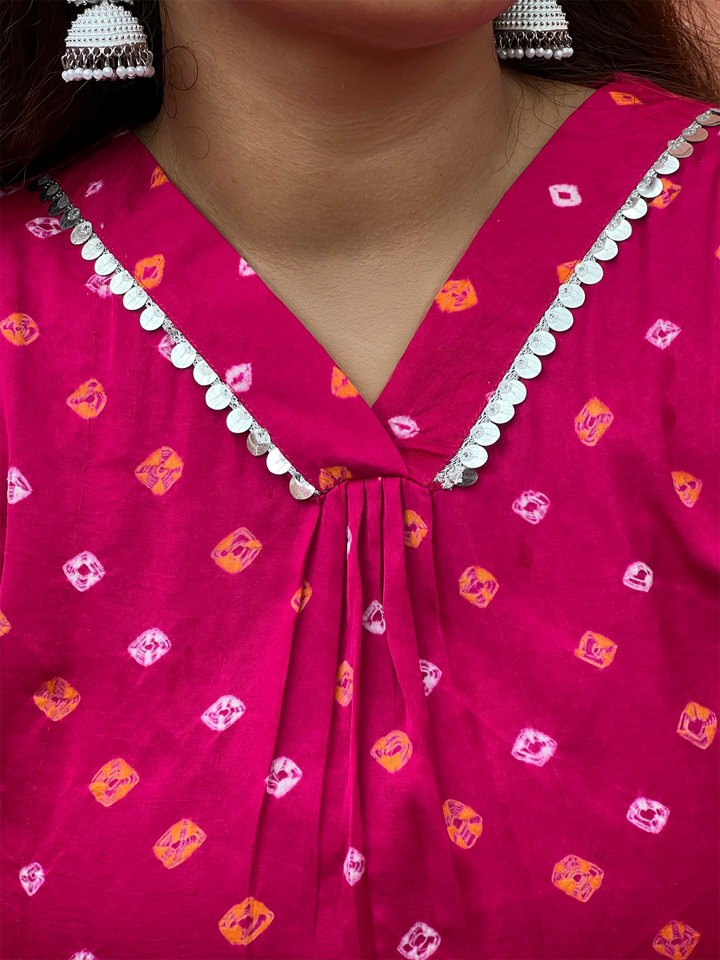 Rani Pink bandhej