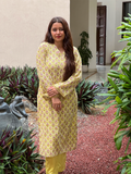 Lemon Bloom Kurta Set