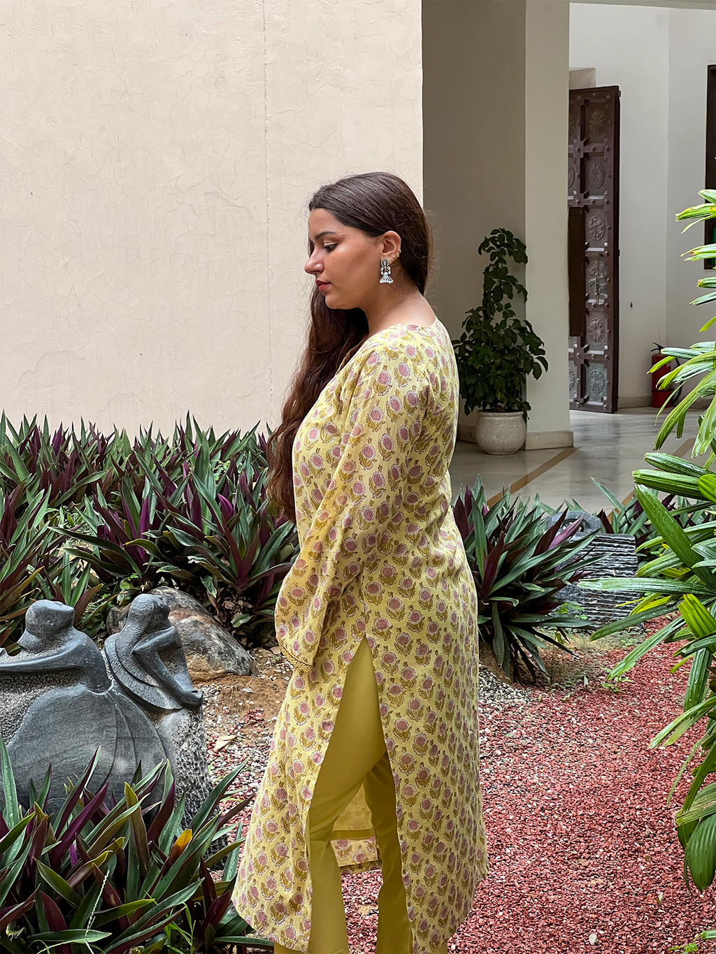 Lemon Bloom Kurta Set