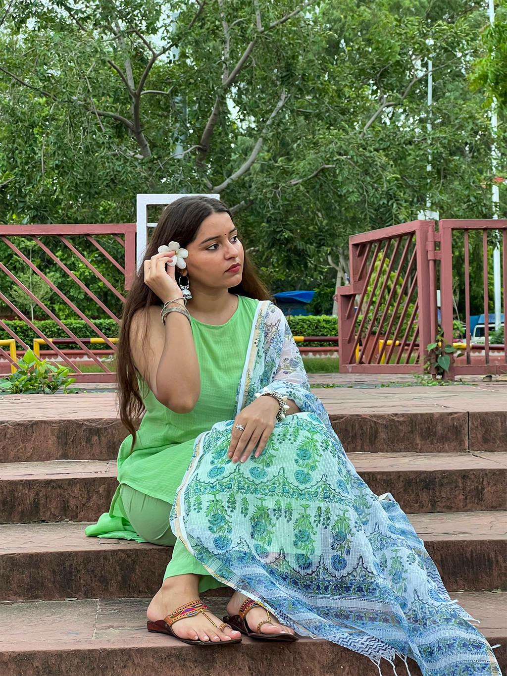 Pastel Mint Kurta Set